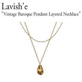 ラビシエ ネックレス Lavish'e レディース Vintage Baroque Pendant Layered Necklace ビンテージ バロック ペンダント レイヤード ネックレス GOLD ゴールド 韓国アクセサリー 301365212 ACC