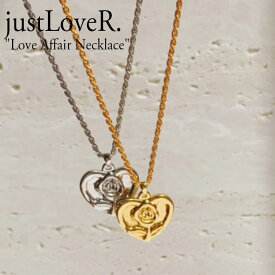 ジャストラバー ネックレス justLoveR. レディース Love Affair Necklace ラブ アフェア ネックレス SILVER シルバー GOLD ゴールド 韓国アクセサリー 5112336671 ACC