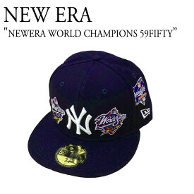 ニューエラ キャップ 帽子 NEWERA メンズ レディース THE WORLD CHAMPIONS 59FIFTY 59フィフティー ヤンキース MLB メジャーリーグ ワッペン 刺繍 かっこいい おしゃれ アウトドア キャンプ つば 人気 紺 ネイビー 19656 OTTD