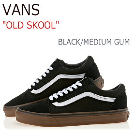 バンズ オールドスクール スニーカー VANS メンズ レディース OLD SKOOL GUMSOLE オールド スクール ガムソール BLACK ブラック VN0001R1GI6 シューズ【中古】未使用品