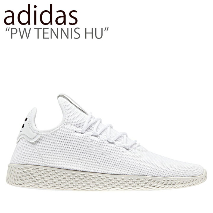 adidas PW TENNIS HU ファレル ウィリアムス テニス WHITE ホワイト B41792 シューズ 【中古】未使用品 : a-Labs