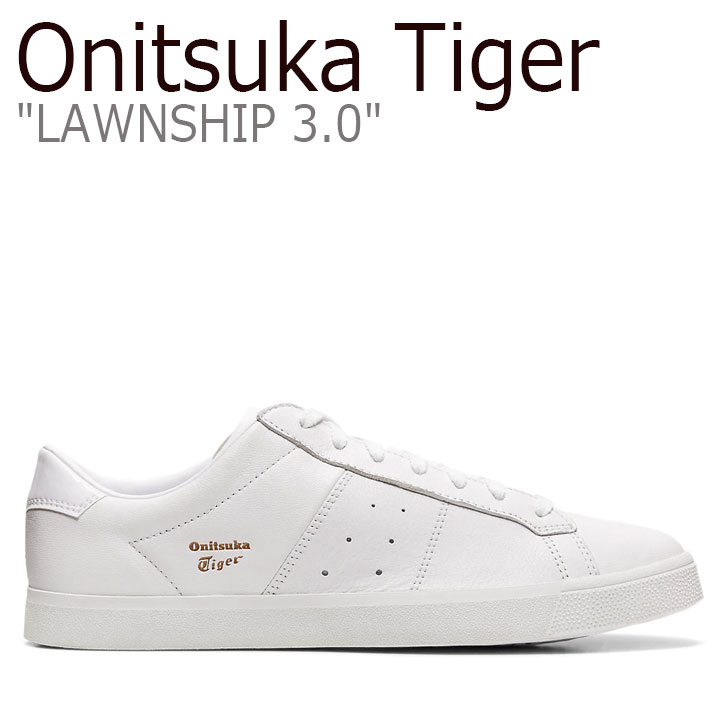 オニツカタイガー スニーカー Onitsuka Tiger メンズ レディース LAWNSHIP 3.0 ローンシップ 3.0 WHITE ホワイト  1183A568-100 シューズ | a-Labs