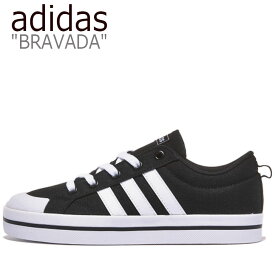 アディダス スニーカー adidas メンズ レディース BRAVADA ブラバダ BLACK ブラック WHITE ホワイト FV8085 シューズ 【中古】未使用品