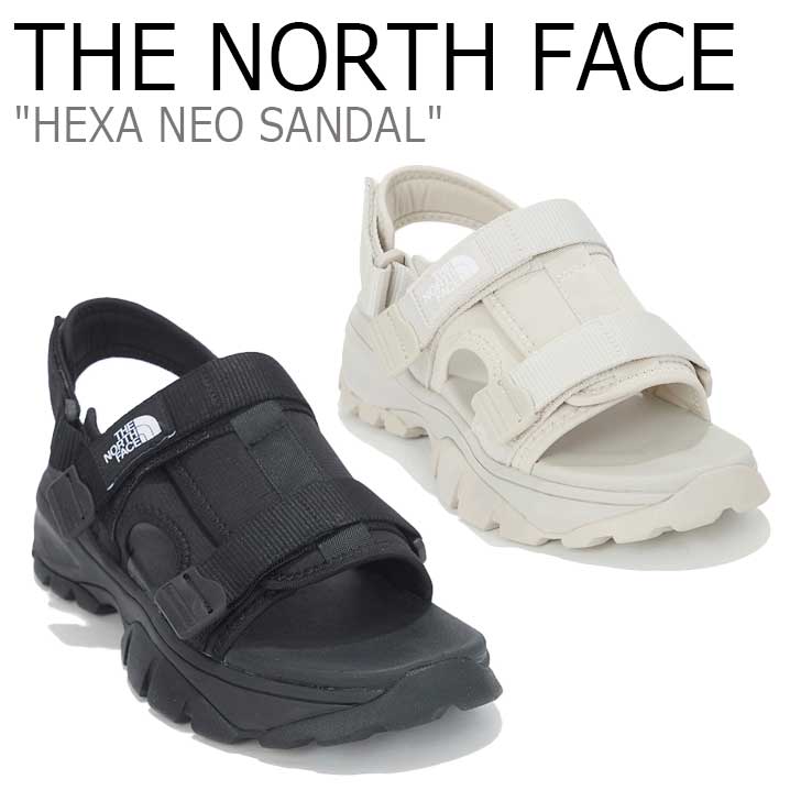 ノースフェイス サンダル THE NORTH FACE メンズ レディース HEXA NEO SANDAL ヘキサ ネオ サンダル BLACK  ブラック LIGHT BEIGE ライトベージュ NS98M13J/K シューズ 【中古】未使用品 | a-Labs
