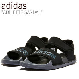 アディダス サンダル adidas メンズ レディース ADILETTE SANDAL アディレッタサンダル BLACK ブラック FY8649 シューズ 【中古】未使用品