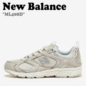 ニューバランス 408 スニーカー New Balance メンズ レディース ML 408 D BEIGE ベージュ ML408D シューズ 【中古】未使用品