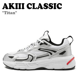 アキクラシック スニーカー AKIII CLASSIC メンズ レディース Titan タイタン SILVER シルバー AKAKAUR02351 シューズ