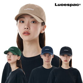 ルオエスパック ボールキャップ LUOESPAC 正規販売店 LOGO CAP ロゴ キャップ BLACK ブラック BEIGE ベージュ NAVY ネイビー GREEN グリーン LP9041 ACC