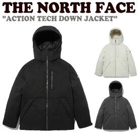 ノースフェイスダウン THE NORTH FACE ACTION TECH DOWN JACKET アクション テック ダウンジャケット BLACK CHARCOAL_GREY WHITE_SAND NJ1DN54J/K/L ウェア