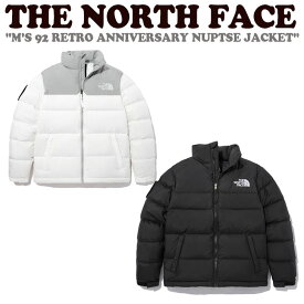 ノースフェイス ダウンTHE NORTH FACE メンズ M'S 92 RETRO ANNIVERSARY NUPTSE JACKET メンズ92 レトロ アニバーサリー ヌプシ ジャケット BLACK ブラック WHITE ホワイト NJ1DN59A/B ウェア