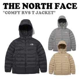 ノースフェイス中綿ジャケット THE NORTH FACE COMFY RVS T JACKET コンフィー リバーシブル Tジャケット BLACK WARM_GRAY GRAYISH_BEIGE NJ3NN62J/K/L ウェア