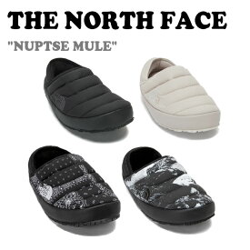 ノースフェイス 韓国 ミュール THE NORTH FACE メンズ レディース NUPTSE MULE ヌプシ ミュール BLACK ブラック BEIGE ベージュ REAL BLACK リアル ブラック WHITE ホワイト NS93N52A/B/C/D シューズ