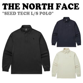 ノースフェイスポロシャツ THE NORTH FACE メンズ SEED TECH L/S POLO シードテック ロングスリーブ ポロ BLACK ブラック DARK NAVY ダーク ネイビー LIGHT BEIGE ライト ベージュ NT7QN70A/B/C ウェア