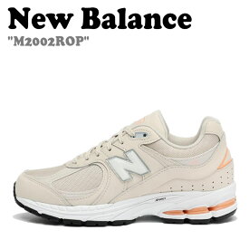 ニューバランス 2002 スニーカー NEW BALANCE レディース M2002 ROP BEIGE ベージュ WHITE ホワイト M2002ROP シューズ 【中古】未使用品