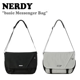 ノルディ メッセンジャーバッグ NERDY basic Messenger Bag ベーシックメッセンジャーバッグ BLACK ブラック GRAY グレー PNES23AA040101/1901 ノルディー バッグ