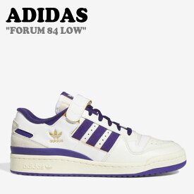 アディダス スニーカー ADIDAS メンズ レディース FORUM 84 LOW フォーラム 84 ロー WHITE ホワイト PURPLE パープル GW2009 シューズ【中古】未使用品