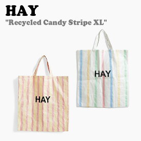ヘイ トートバッグ HAY メンズ レディース Recycled Candy Stripe XL リサイクル キャンディー ストライプ Red Yellow レッド イエロー Multi マルチ 2141651 2141634 バッグ