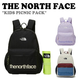 ノースフェイス バックパック 韓国 THE NORTH FACE 男の子 女の子 KIDS PICNIC PACK キッズ ピクニック パック BLACK ブラック PASTEL_LILAC パステル ライラック CREAM クリーム NM2DP52R/S/T バッグ