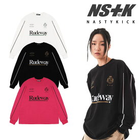 ネスティキック 長袖Tシャツ NASTYKICK 正規販売店 NRW Squad Longsleeve スクワッド ロングスリーブ BLACK ブラック WHITE ホワイト PINK ピンク K23QB102 ウェア