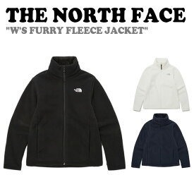 ノースフェイス 韓国 ジャケット THE NORTH FACE レディース W'S FURRY FLEECE JACKET パリ フリースジャケット BLACK ブラック IVORY アイボリー MIDNIGHT NAVY ミッドナイトネイビー NJ4FP81A/B/C ウェア