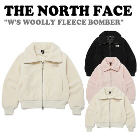 フリース ノースフェイスTHE NORTH FACE レディース W'S WOOLLY FLEECE BOMBER ウーリー フリース ボンバー CREAM クリーム PALE PINK ペールピンク BLACK ブラック NJ4FP90A/B/C ウェア