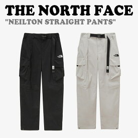 ノースフェイスボトムス THE NORTH FACE メンズ レディース NEILTON STRAIGHT PANTS ナイロン ストレート パンツ BLACK ブラック WHITE SAND ホワイト サンド NP6NP54J/K ウェア
