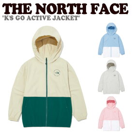 ノースフェイス アウターTHE NORTH FACE K'S GO ACTIVE JACKET キッズ ゴー アクティブ ジャケット PASTEL BLUE パステル ブルー JUNGLE GREEN ジャングル グリーン WARM GRAY ワーム グレー SOFT PEACH ソフト ピーチ NJ3BN05S/T/U/V ウェア