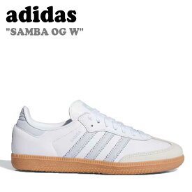 アディダス スニーカー ADIDAS メンズ レディース SAMBA OG W サンバ オリジナルス ウィメンズ WHITE ホワイト BLUE ブルー GUMSOLE ガームソール IE0877 シューズ【中古】未使用品