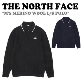 ノースフェイス ポロシャツ THE NORTH FACE M'S MERINO WOOL L/S POLO メリノ ウール ロングスリーブ ポロ 全2色 長袖 NT7QN51A/B ウェア