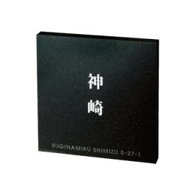 福彫 表札 スタイルプラス　黒ミカゲ FS6-813【送料無料】