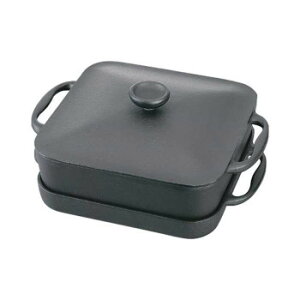 岩鋳 南部鉄器 スクエアパン浅型鍋・深型鍋セット(焼付) 21700【送料無料】