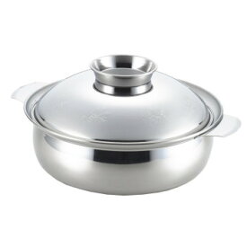 土鍋風ステンレス鍋 もみじ 27cm SJ1858【送料無料】