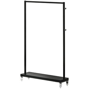 Stylish Fuku KAKERU ONLS0355 キャスター付きハンガーラック リビング収納 シンプルスタイル モダン 角型 木製 キャスター アジャスター 2WAY幅79cm 奥行26cm 高さ117cm