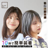 【SNSで話題！白髪隠しにも◎】 シートエクステ テープ式 ワンタッチ ロング カラー ハイライト ブラウン…