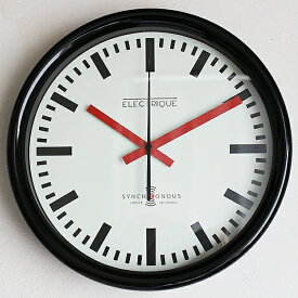 掛け 掛時計 時計 クラッシック レトロ 英国 イギリス メタル 鉄道時計 人気 見やすい リビング 会社 オフィス ロビー レストラン バー クラブ 大型 送料無料 開業祝い ロジャーラッセル (RLC-SYNC-)