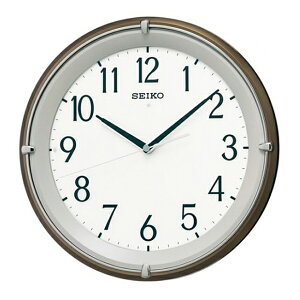【 送料無料 】 SEIKO(セイコー) 掛け時計 電波時計 アナログ 文字盤自動点灯 KX203B