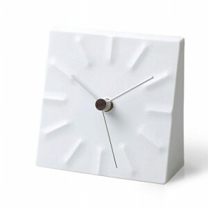 Lemnos レムノス 置き時計 アナログ スイープ 音がしない 静音タイプ DROPS DRAW THE EXISTANCE (KC10-13)