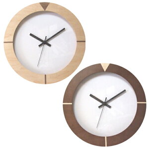 掛け時計 丸型 電波時計 ラウンドエッジクロック 日本製 文字盤表示なし (FO-V0048)