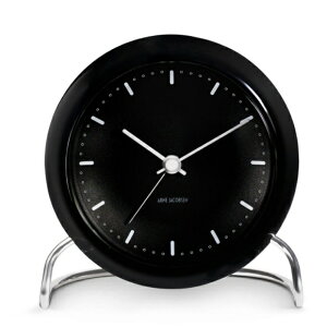 AlRuZ Ki uv v ^ ڊo܂v VeBz[ 11cm 43673 Al RuZ ARNE JACOBSEN STATION TABLE CLOCK uv  k
