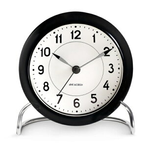 AlRuZ Ki uv v ^ ڊo܂v Xe[V 11cm 43672 Al RuZ ARNE JACOBSEN STATION TABLE CLOCK uv  k