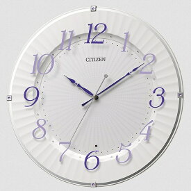 シチズン CITIZEN 掛け時計 ボーンチャイナ の器をイメージした電波掛時計 新築祝いなどギフトに 8MY537-012