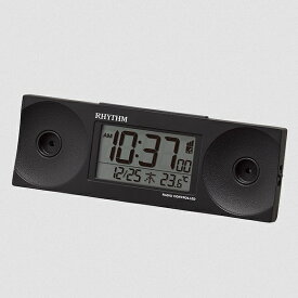 シチズン CITIZEN 置き時計 Wスピーカー大音量目覚まし時計 コンパクトサイズ 大音量バトルシリーズの最小モデル フィットウェーブバトル100