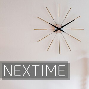 NEXTIME lNX^C ^ 58cm |v |v AiO v XC[v Ȃ É^Cv X`[ Radiant Clock Sunray S[h A~ ~bhZ`[@(NT-J011) *8ח\