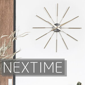 NEXTIME lNX^C ^ 58cm |v |v AiO v XC[v Ȃ É^Cv X`[ Radiant Clock Sunray S[h ~bhZ`[@(NT-J012) *8ח\