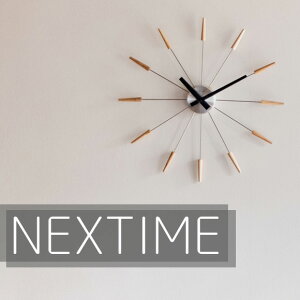 NEXTIME lNX^C ^ 58cm |v |v AiO v XC[v Ȃ É^Cv X`[ Radiant Clock corn 1i` ؐ ~bhZ`[@(NT-J015)