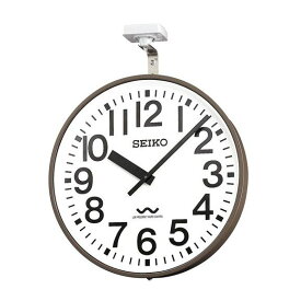 SEIKO セイコー 壁掛型 電波時計・交流電流式 屋外用 (ALC-703) (検) 時計 掛け時計 掛時計 かけ時計 木製