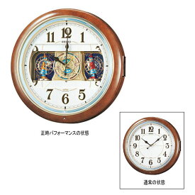 SEIKO セイコー 掛け時計 からくり時計 電波 時計 (RE559H) (検) 時計 振り子時計 ふりこ時計 掛け時計 掛時計 振り子 ふりこ 時計 木製 おしゃれ