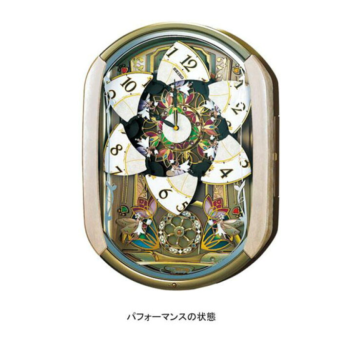 楽天市場】SEIKO セイコー 掛け時計 からくり時計 電波 時計 (RE567G