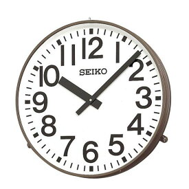 SEIKO セイコー 壁掛型 電波時計・交流電流式 屋外用 (SFC-903R) (検) 時計 掛け時計 掛時計 かけ時計 木製