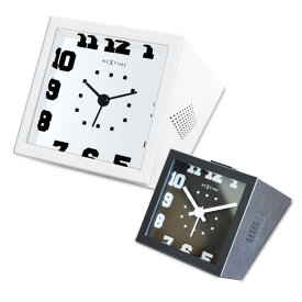NEXTIME ネクスタイム 置き時計 Be Square (MP-5171)(検) 時計 置き時計 置時計 木製時計 *在庫限り